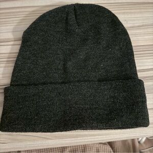 Dark Gray Knit Beanie